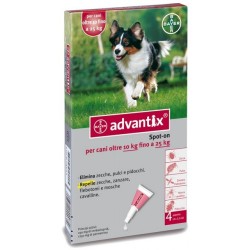 Advantix cani oltre 10 fino a 25 kg